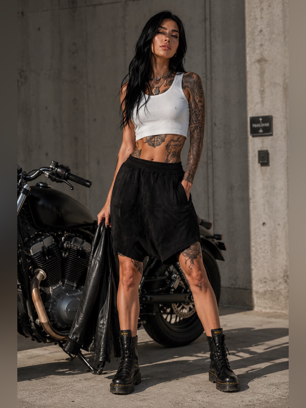 One Teaspoon Suede Calypso Shorts